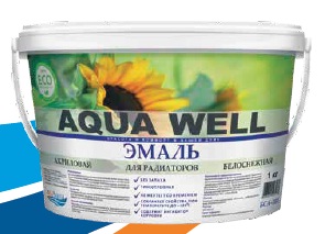 Aqua Well  Эмаль акриловая для радиаторов Матовая БСА -114
