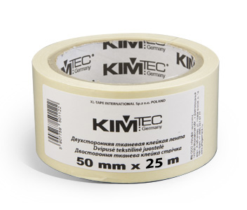 KIM TEC  Лента двухсторонняя (тканевая основа)
