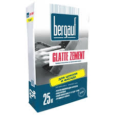 Шпатлёвка цементная Glatte Zement базовая серая 25кг (54шт) Bergauf