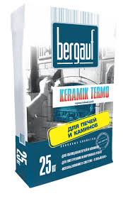Клей для облицовки печей и каминов Keramik Termo 5кг (6шт/уп.; 108шт/пал.) Bergauf